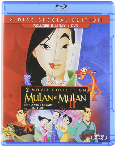 Mulan: 2-Movie Collection (3-Disc Special Edition) (Blu-ray + DVD)Mint used