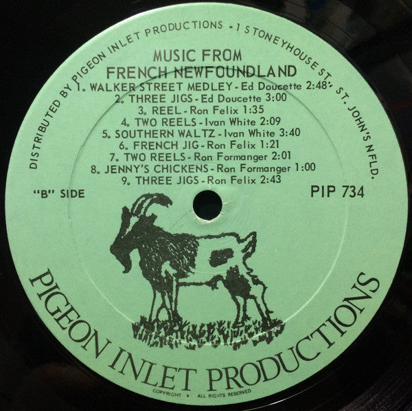 Music From French Newfoundland - 1980-Folk, World, & Country (Vinyl)