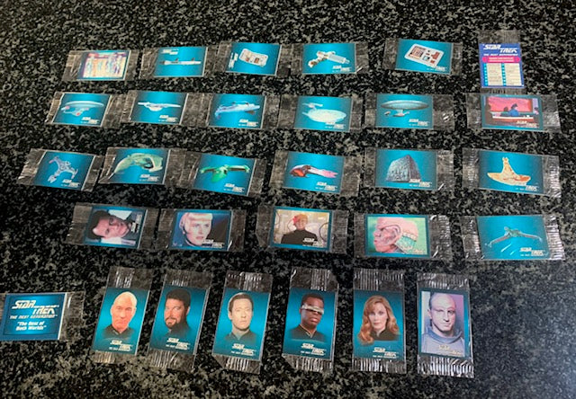 Star Trek Next Generation Hostess Frito Lay / Skybox Chips Inserts and Mini Poster