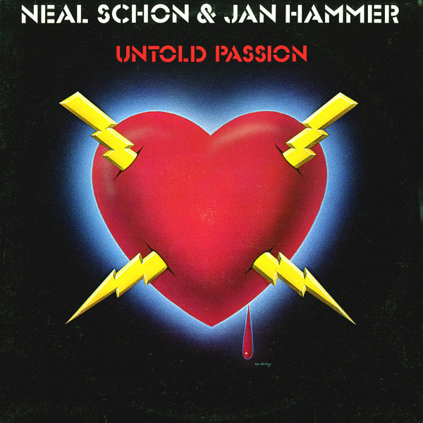 Neal Schon & Jan Hammer – Untold Passion - 1981-Hard Rock, Prog Rock (Clearance Vinyl ) NO COVER