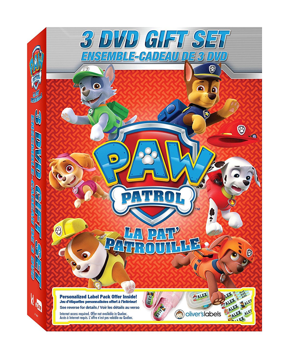 Paw Patrol - 3 Dvd Gift Set (Mint Used)