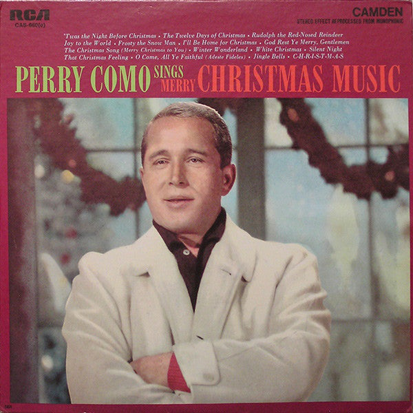 Perry Como – Perry Como Sings Merry Christmas Music -1961 Pop Vocal , Christmas (clearance vinyl)
