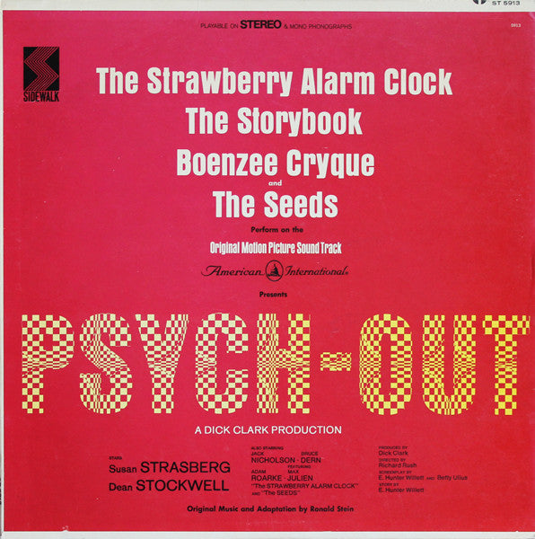 Psych-Out -1968- Soundtrack, Garage Rock, Pop Rock, Psychedelic Rock ( vert rare Vinyl)