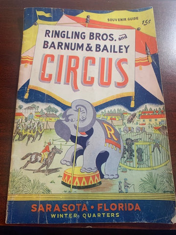 1937 ORIGINAL Ringling Bros & Barnum & Bailey Circus 15 cent Souvenir Program