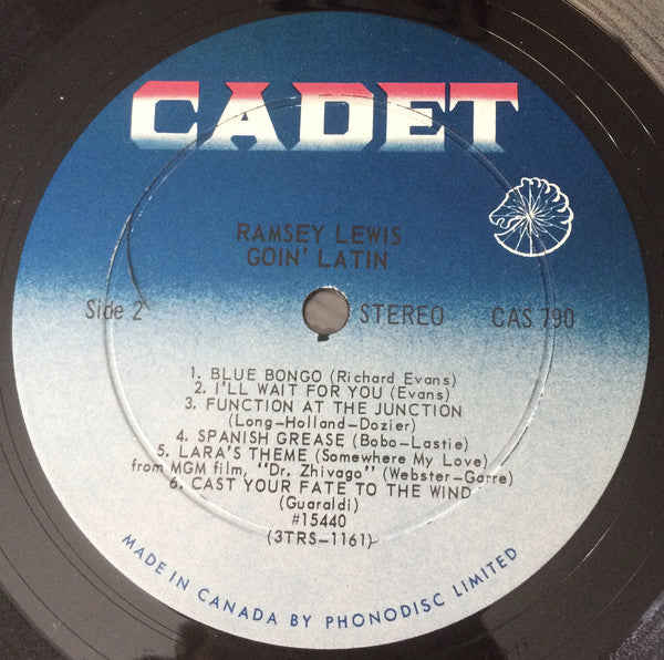 Ramsey Lewis – Goin' Latin -1967- Latin Jazz, Soul-Jazz (Rare Vinyl)