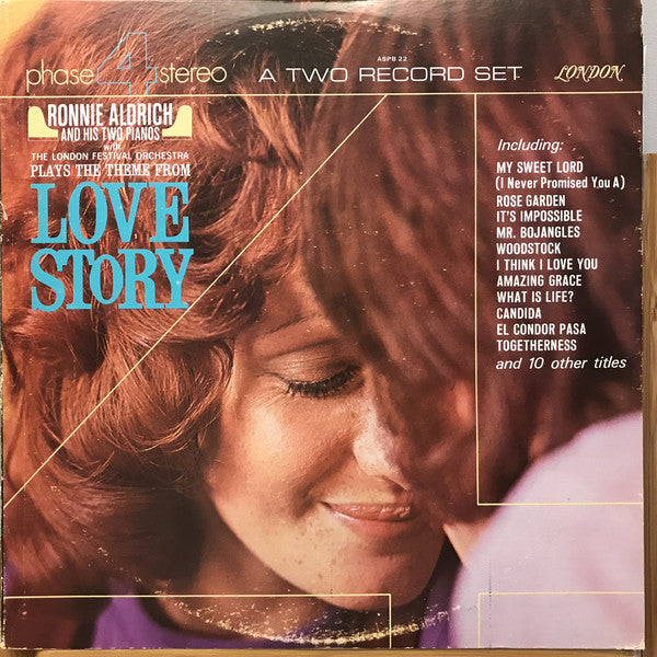 Ronnie Aldrich And His Two Pianos – Love Story - 2 lps - 1967 Jazz(Vinyl)