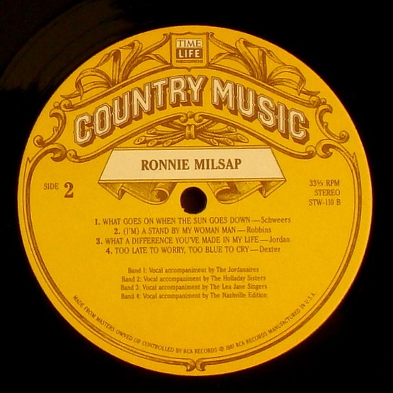 Ronnie Milsap – Country Music -1981-Time Life Series (Vinyl)