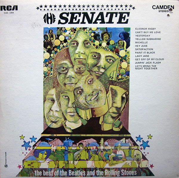 Senate ,the – The Best Of The Beatles And The Rolling Stones- 1969 Beat, Mod,( clearance vinyl) NO COVER
