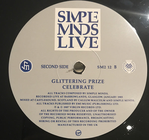 Simple Minds – Promised You A Miracle / Book Of Brilliant Things / Glittering Prize / Celebrate - 1987-Synth-pop (UK 12 " Single LP)