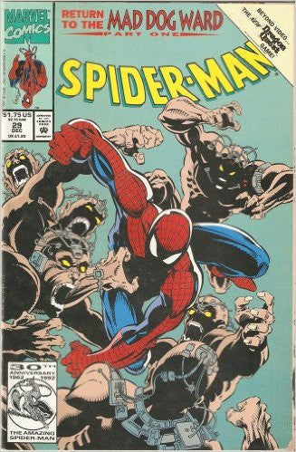 Spider-man #29 Vol. 1 December 1992 (Return to the Mad Dog Ward Part 1)