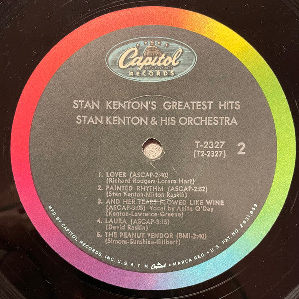 Stan Kenton – Stan Kenton's Greatest Hits -1965 -(Rare Vinyl)