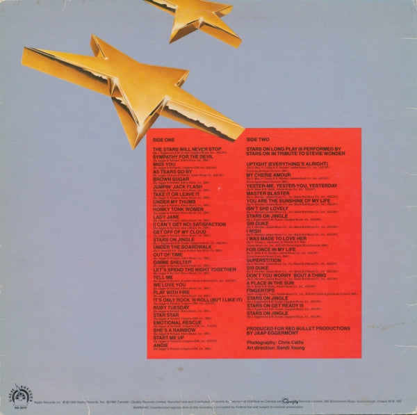 Stars On – Stars On Long Play III -1982-Electronic Style:Disco (vinyl) Near Mint