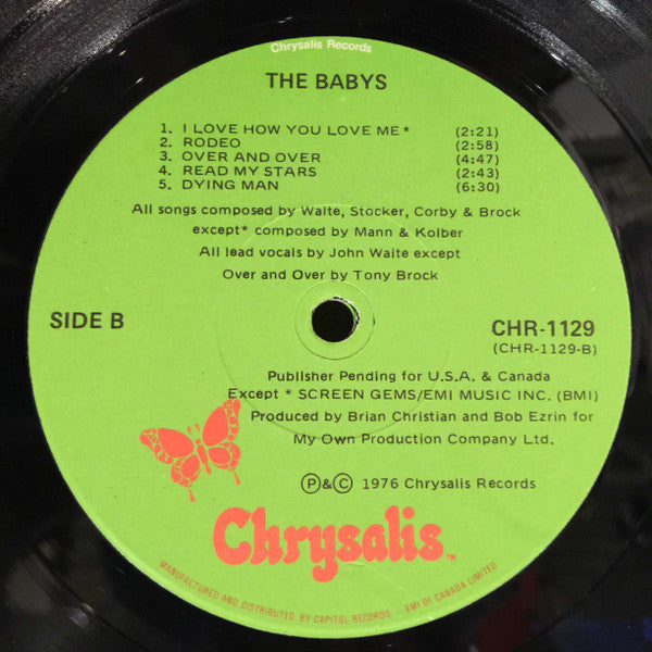 The Babys – The Babys - 1976-Rock, Pop Style: Pop Rock (vinyl) Near Mint