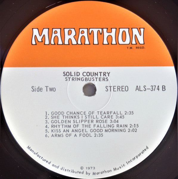 The Fantastic Stringbusters – Solid Country! - 1973, Country , Folk