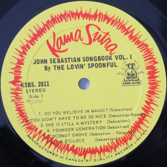 The Lovin' Spoonful – John Sebastian Song Book Vol. 1 - 1970- Rock, Blues, Folk, World, & Country ,Rock & Roll, Bluegrass (Rare Vinyl)