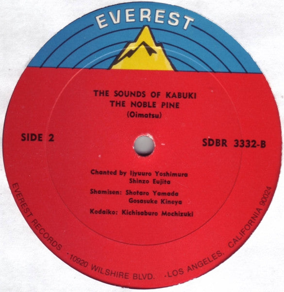 The National Kabuki Company – The Sounds Of Kabuki - 1971-Japanese Folk (vinyl) NM