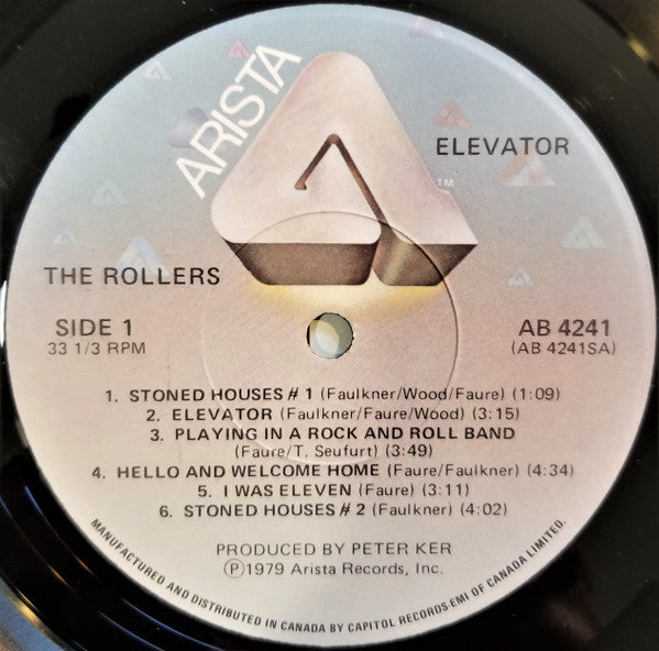 The Rollers – Elevator - 1979 - Rock, Pop (Vinyl )