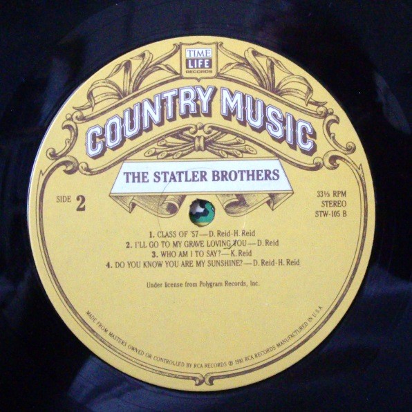 The Statler Brothers – Country Music -Time Life Series -1981- (Vinyl)