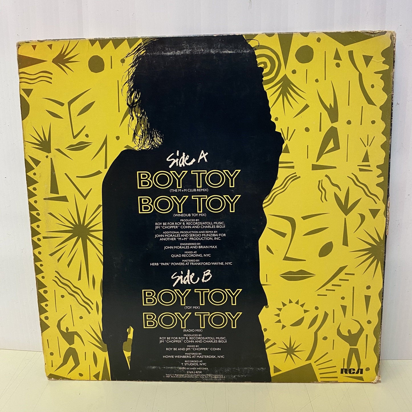 Tia – Boy Toy -1986-Electronic Style: Hi NRG (Vinyl)