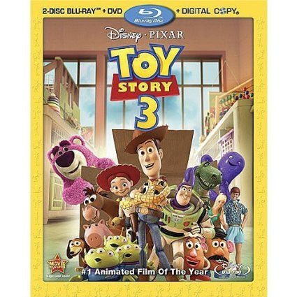 Toy Story 3 (Blu-ray + DVD + Digital Copy) (Bilingual) Mint Used ( never played )