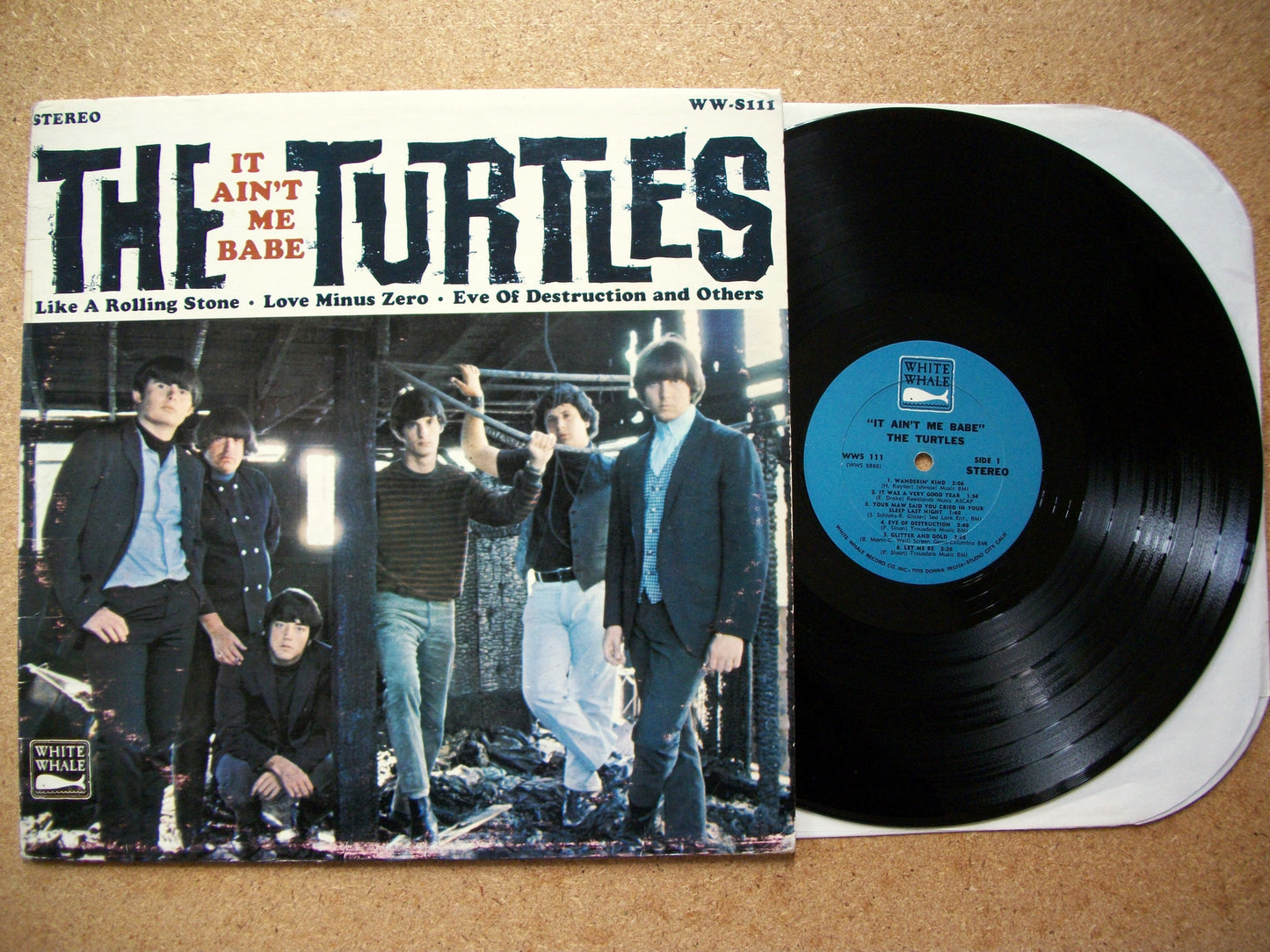 Turtles ,The – It Ain't Me Babe - 1965- Garage Rock, Rock & Roll (Clearance Vinyl)