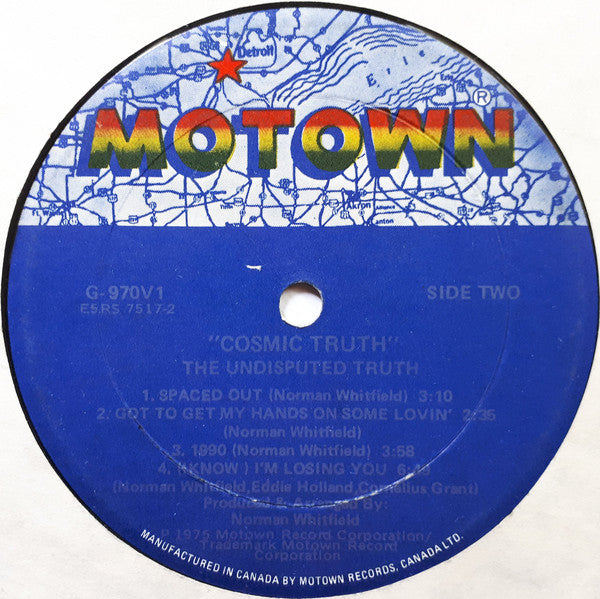 The Undisputed Truth – Cosmic Truth - 1975 - Psychedelic, Funk, Soul (vinyl)