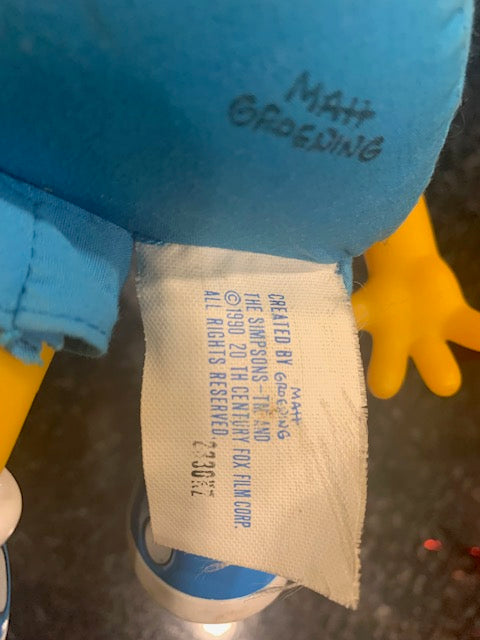 VINTAGE The Simpsons BART SIMPSON Doll 1990 11 Inches