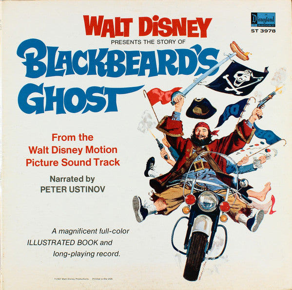 Peter Ustinov And Dean Jones And Suzanne Pleshette – Walt Disney Presents The Story Of Blackbeard's Ghost - Soundtrack (viny)