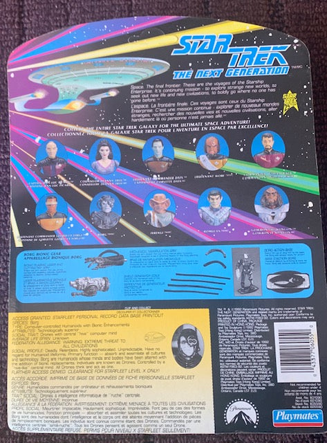 NEW 1993 Playmates Star Trek The Next Generation Locutus Action Figure NIP