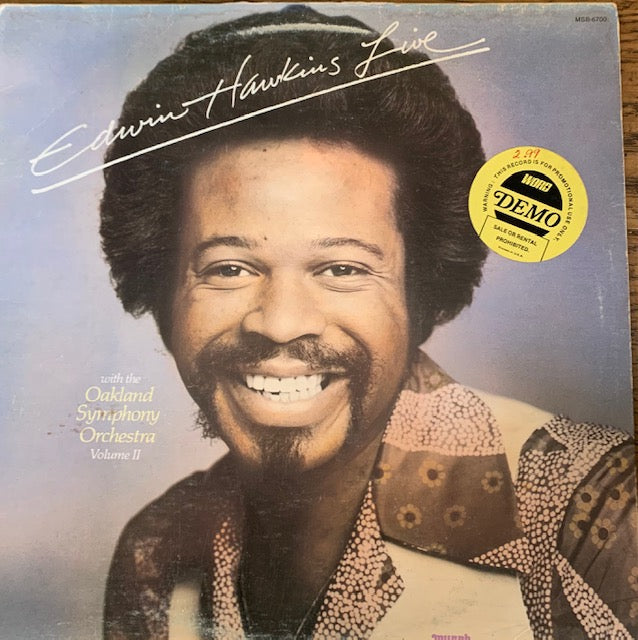 Edwin Hawkins Live With The Oakland Symphony Orchestra Volume II- 1982-Funk / Soul Style: Gospel ( Promo Vinyl)