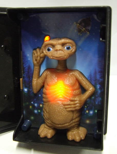 Rare Collectible E.T. Toy Light up Belly and Finger (Mini VHS Case)