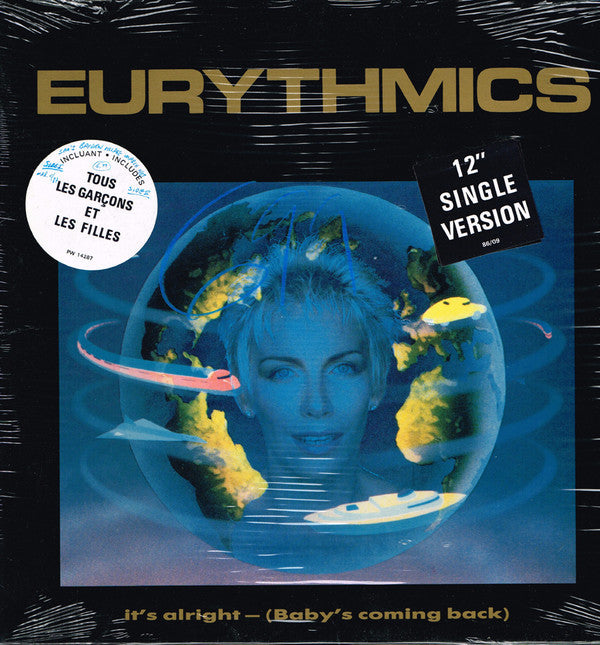 Eurythmics – It's Alright (Baby's Coming Back) 1985- Downtempo, Synth-pop (vinyl)