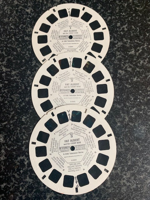 FAT ALBERT & THE COSBY KIDS CBS TV SERIES VIEW-MASTER REELS SET OF 3