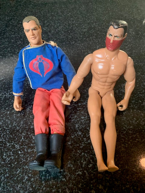 Gi Joe Hasbro Cobra Vintage Units 2- 1992 12 Inch Joe Action