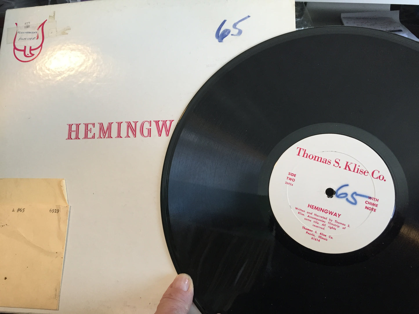 Thomas S. Klise - Hemingway - Non Music - Education (vinyl)