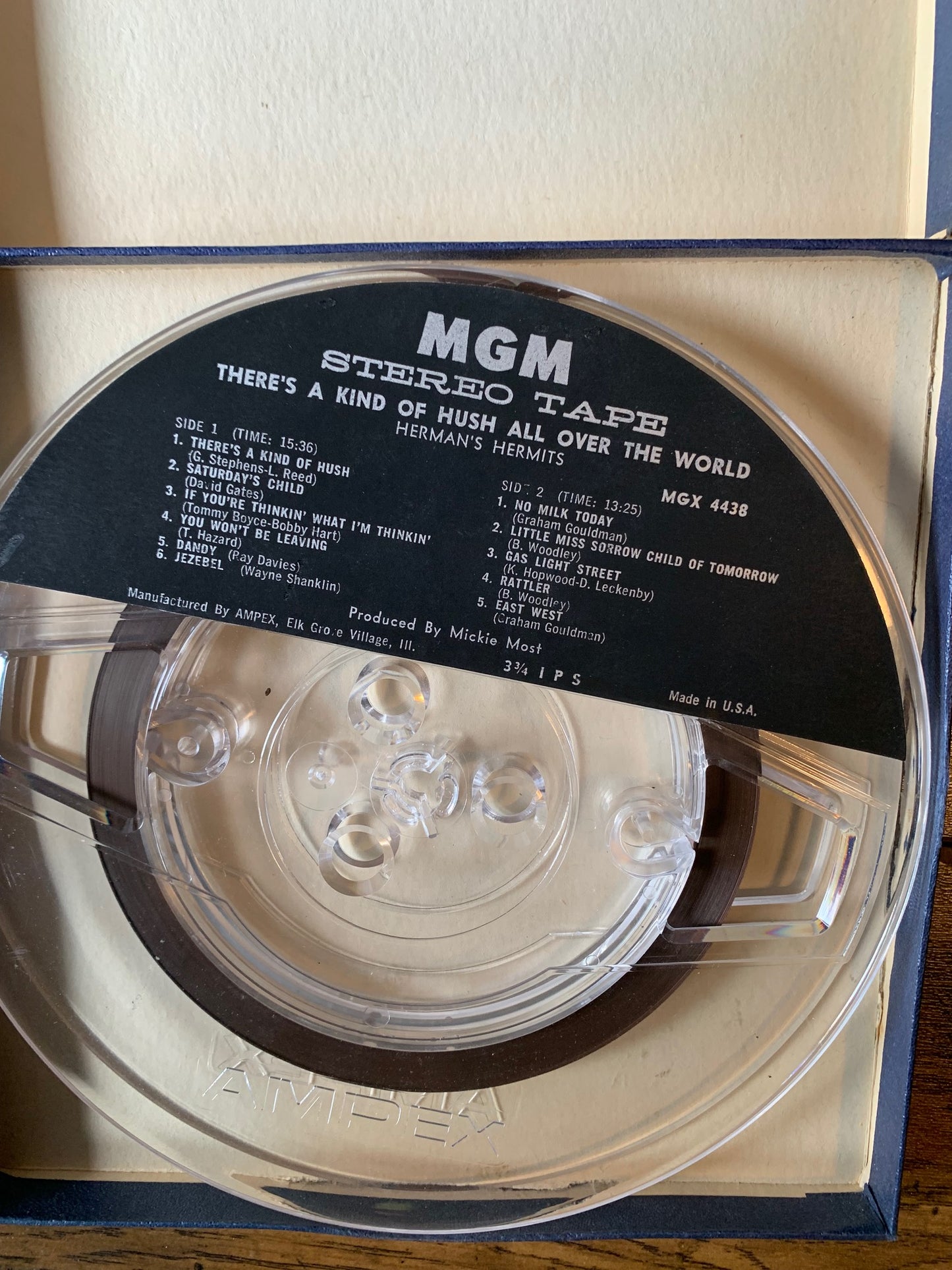 Herman's Hermits – There's A Kind Of Hush All Over The World -1967- Reel-To-Reel, 3 ¾ ips, 4-Track Stereo