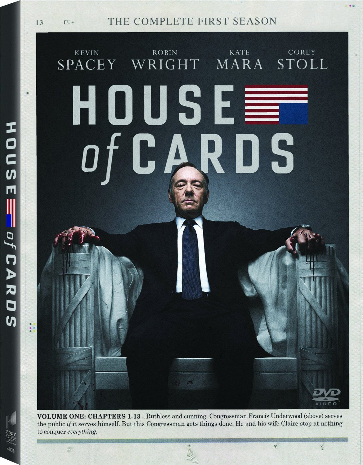 House Of Cards: Complete First Season DVD +Mint ( played once)
