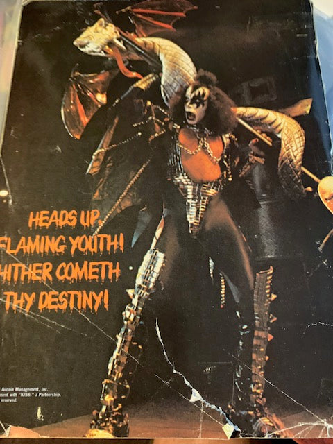 KISS Meets the Phantom Official Magazine 1978! Vintage and Rare!