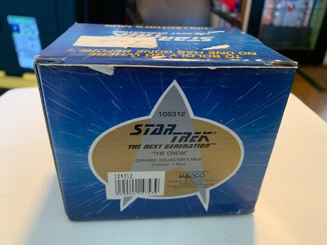 The Next Generation " The Crew " Ceramic Mug - In the Box 1994 Enesco