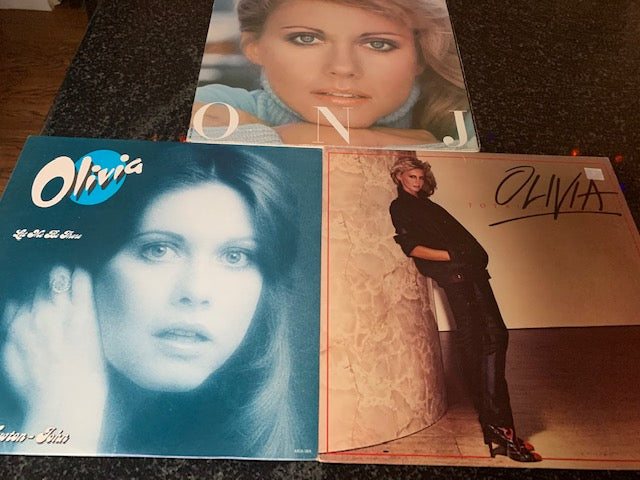 LOT SALE # 13 -OLIVIA NEWTON JOHN - 3 albums