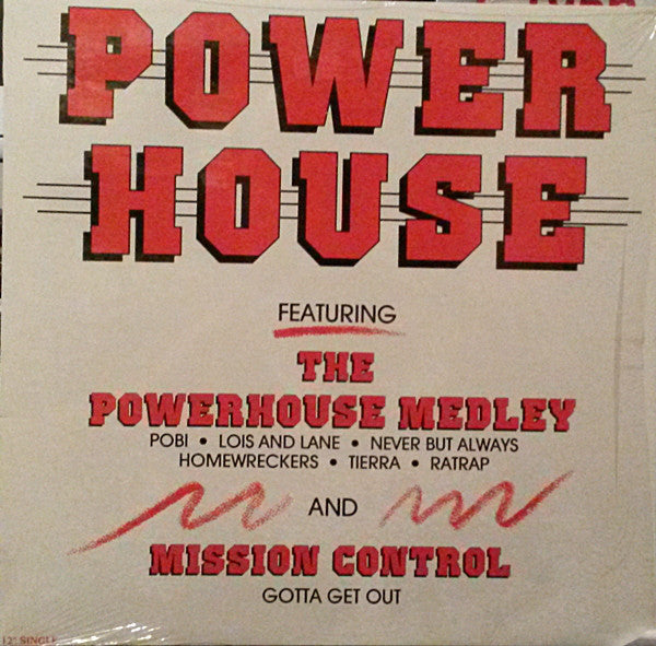 Powerhouse -1988 Electronic-Hip-House- Vinyl, 12", 33 ⅓ RPM, Partially Mixed