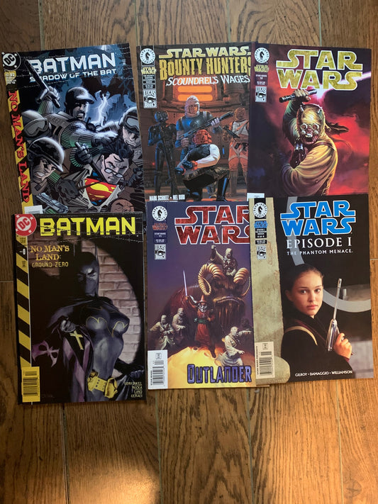 Star wars (SOLD) & Batman Comics Lot # 5