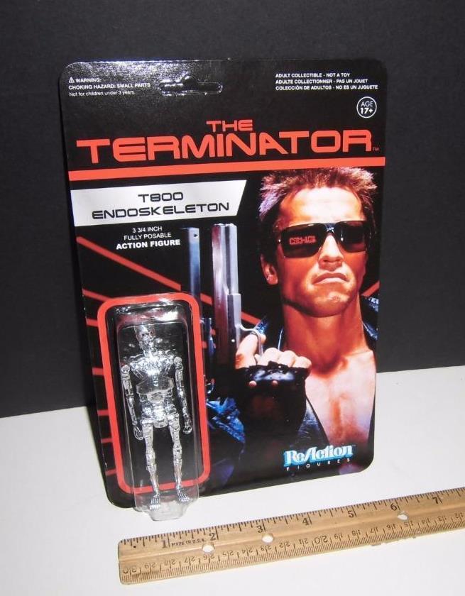 Reaction Funko The Terminator T800 Endoskelton 3 3/4" Figure in package