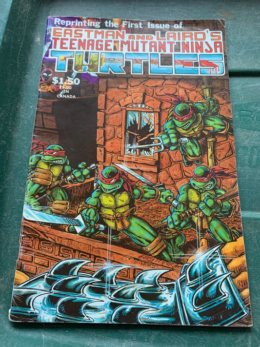 Reprinting the First Issue Eastman and Laird Teenage Mutant Ninja Turtles Comic