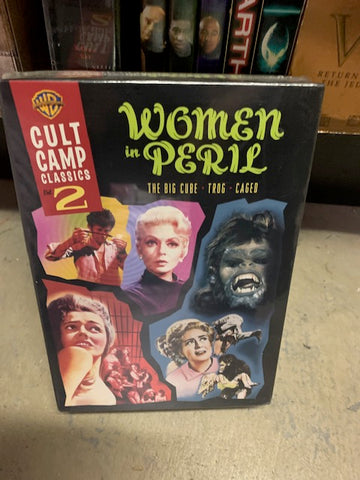 Cult Camp Classics, Vol. 2: Women in Peril (The Big Cube / Caged / Trog) New DVD Set