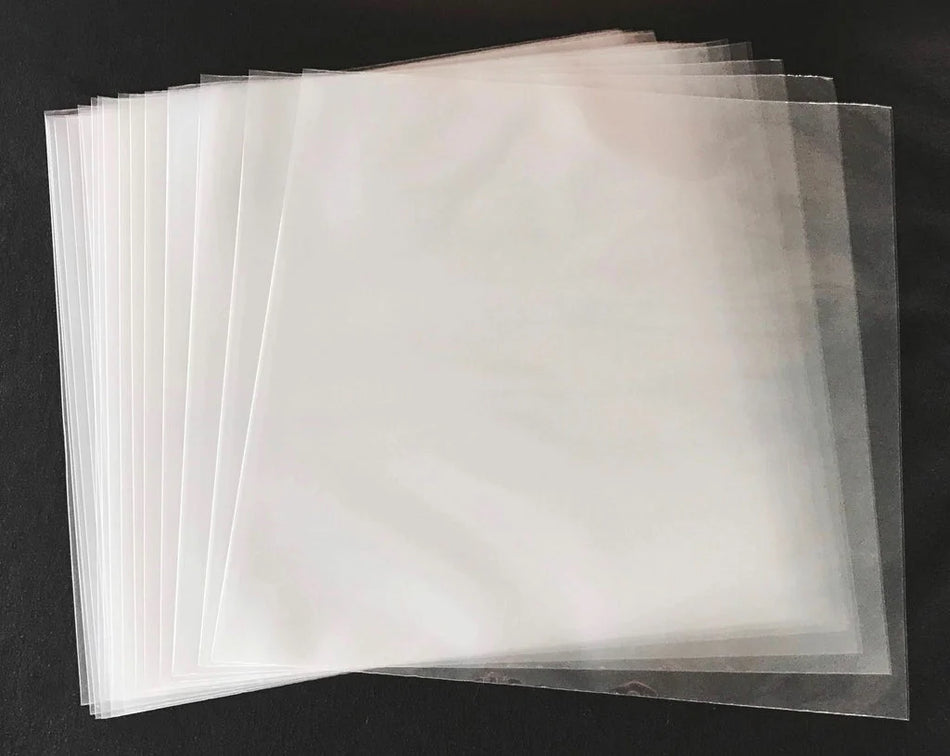 300 ‑Pack Archival Poly Outer Sleeves – 3mil | Fits Single, Doubles & most Triple LPs