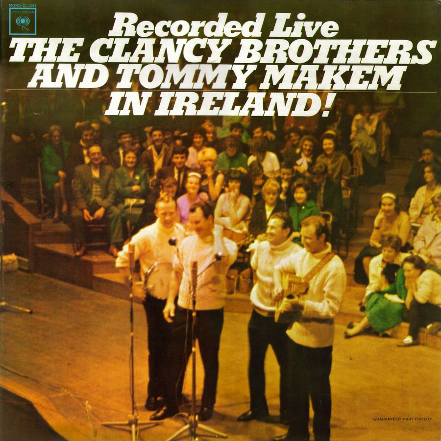 Clancy Brothers,The  & Tommy Makem- Recorded Live In Ireland - 1965 Celtic Folk (vinyl)