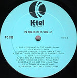 20 Solid Hits Volume II - 1971- Country Rock, Pop Rock (Vinyl) The Raiders, Mark Lindsay , Wilson Pickett +