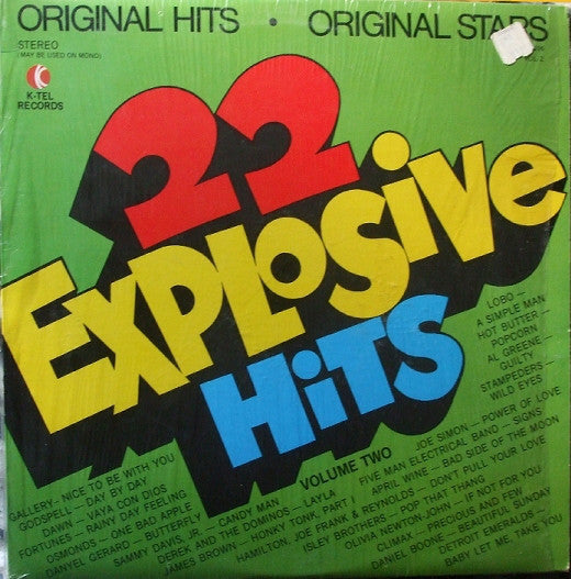 22 Explosive Hits - Volume Two - James Brown ,Al Green , April Wine ++