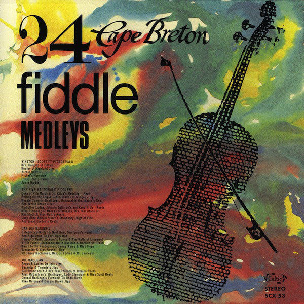 24 Cape Breton Fiddle Medleys -1979 - Maritime Fiddling , Celtic Folk (Rare Vinyl)